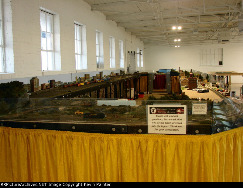 Tennessee Central Railroad Museum HO scale layout